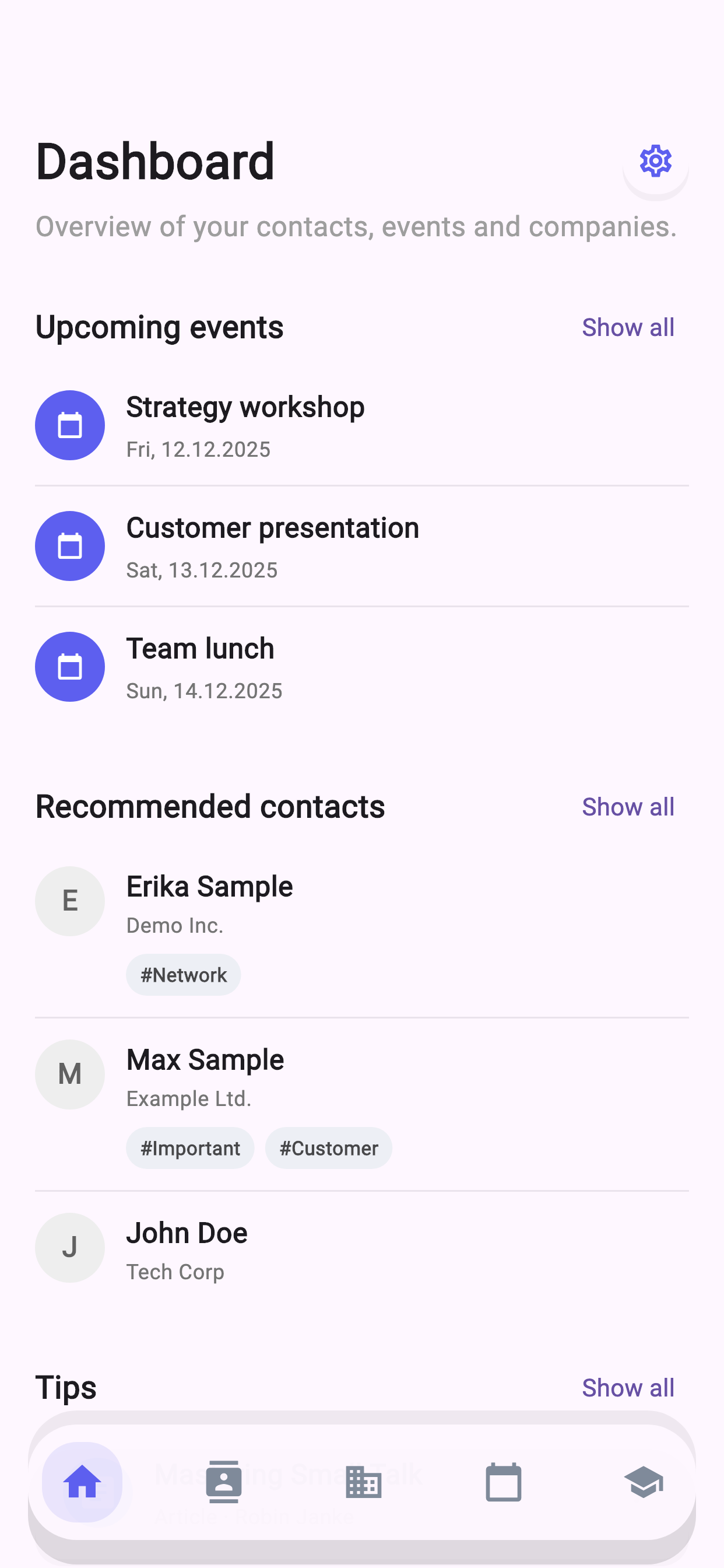 Metori App Screenshot